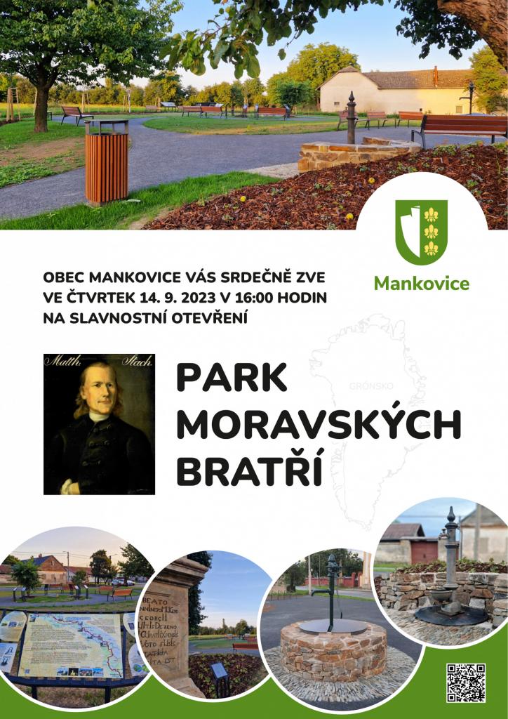 Mankovice: Slavnostní otevření - Park Moravských bratří